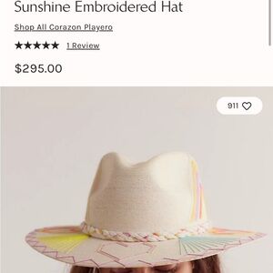 NEW as seen at Free People Corazon straw hat